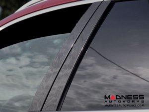 Maserati Grecale Exterior Door Pillars - Carbon Fiber - 6pc Set